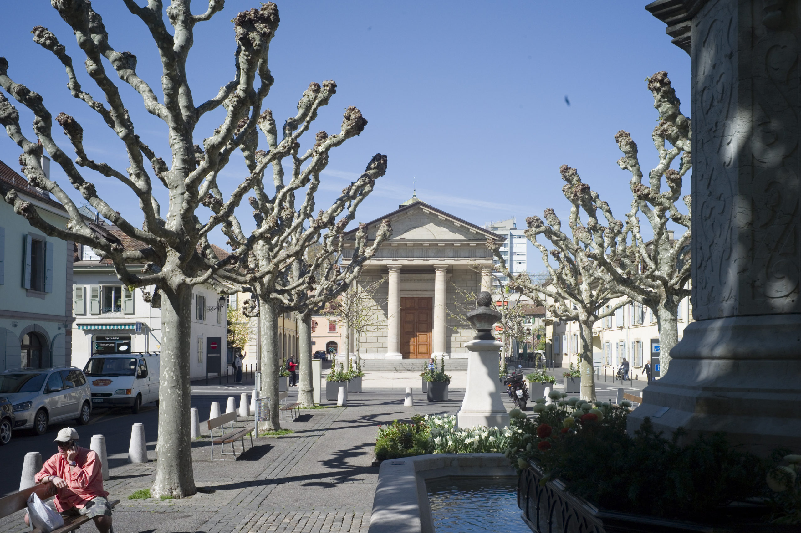 Place du Temple à Carouge