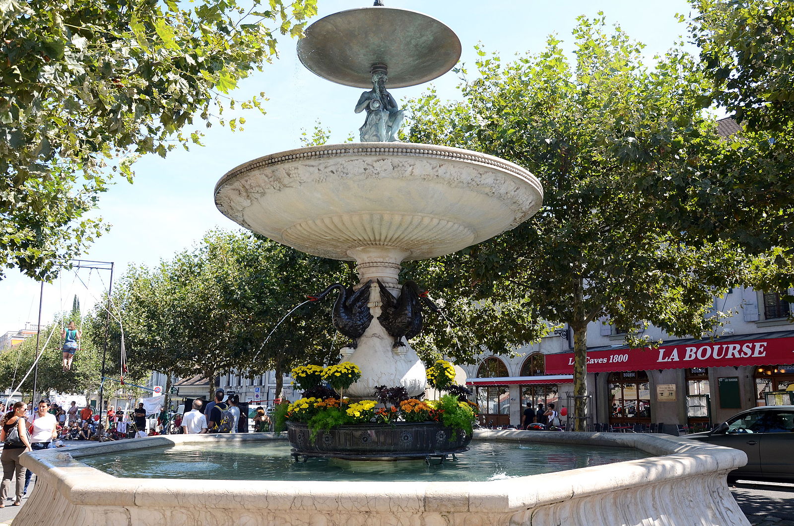 Place du marché à Carouge